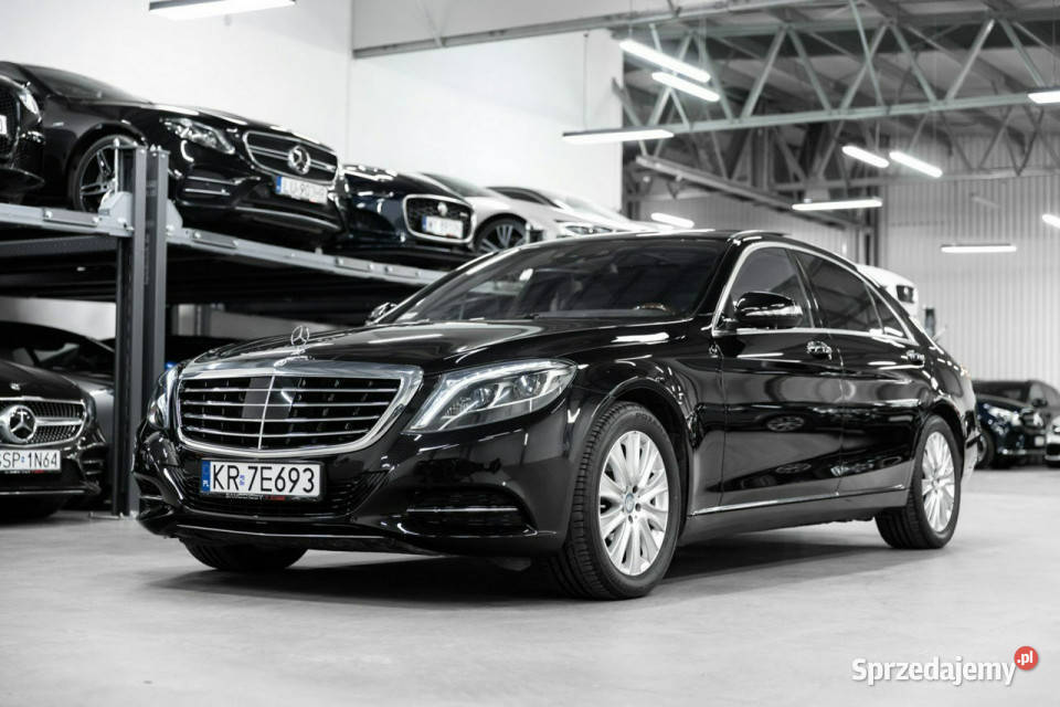 Mercedes S 500 4Matic Long 47 V8 455 Salon Head podgrzewane fotele Węgrzce