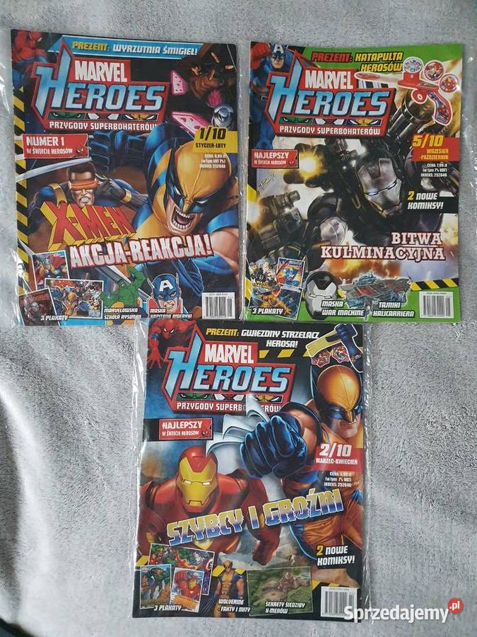 Marvel Heroes zestaw 3 komiksów Gdynia