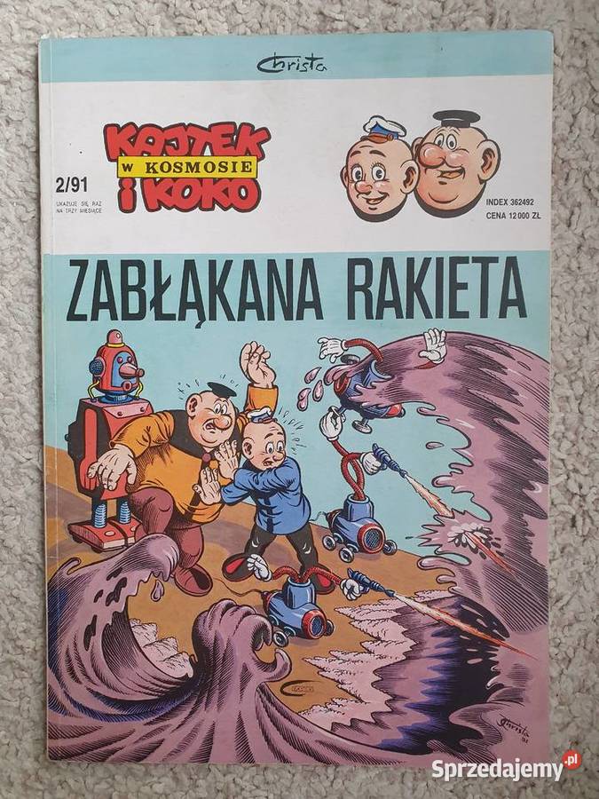 Kajtek i Koko w Kosmosie Zabłąkana Rakieta Rok wydania 1991 Gdynia