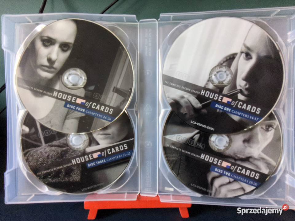 Serial House Of Cards Sezon 2 4DVD 13odcinków Warszawa sprzedam