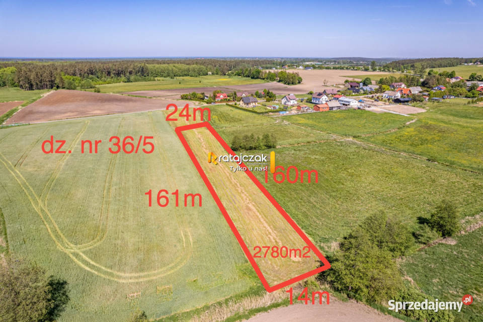 Działka 2780m2 Karwieńskie Błoto Pierwsze Łąkowa Parszczyce sprzedam