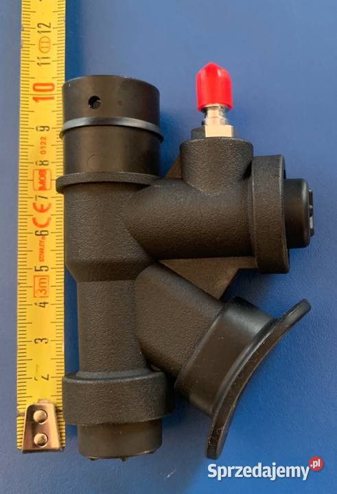 Głowica do inflatora jacketu karbowanego węża o śląskie Bytom