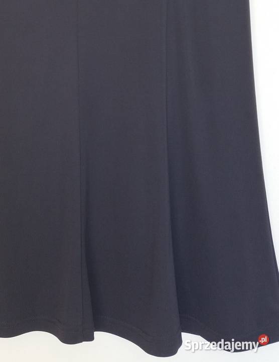 L46 Nowa włoska grafitowa spódniczka Cristina szary/srebrny Spódnice i sukienki Gliwice