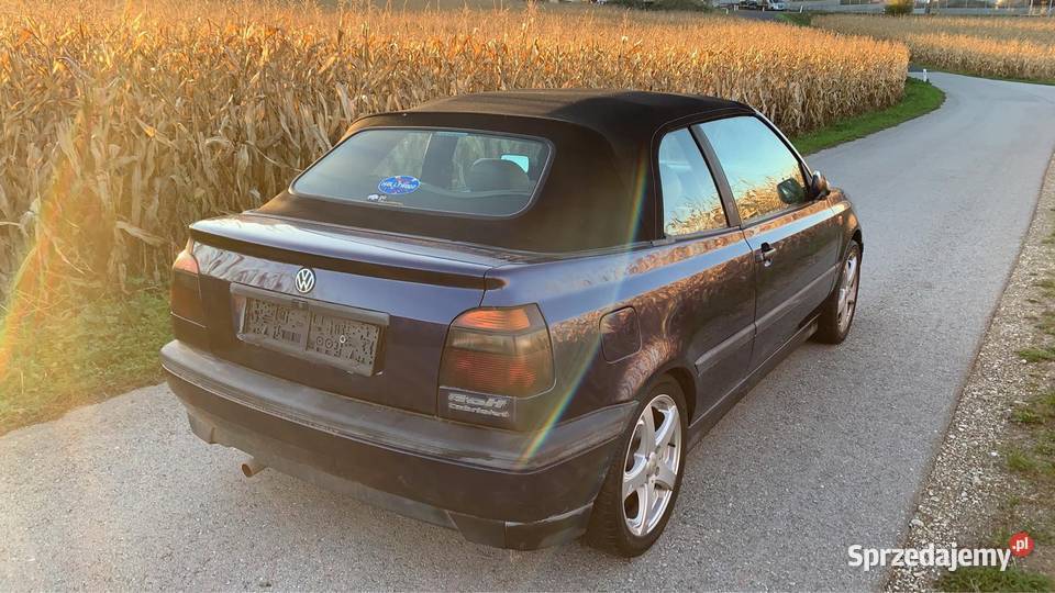 Vw Golf 3 cabrio 18 benzyna 90 koni nowy da małopolskie Nowy Targ
