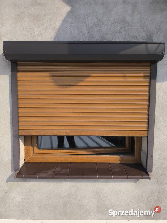 Okno roleta siatką na owady i parapet Sobiałkowo sprzedam