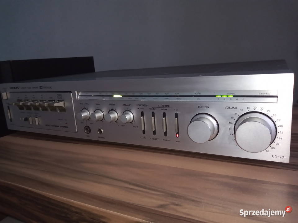 Amplituner ONKYO CX 70 magnetofon kasetowy łódzkie Łódź
