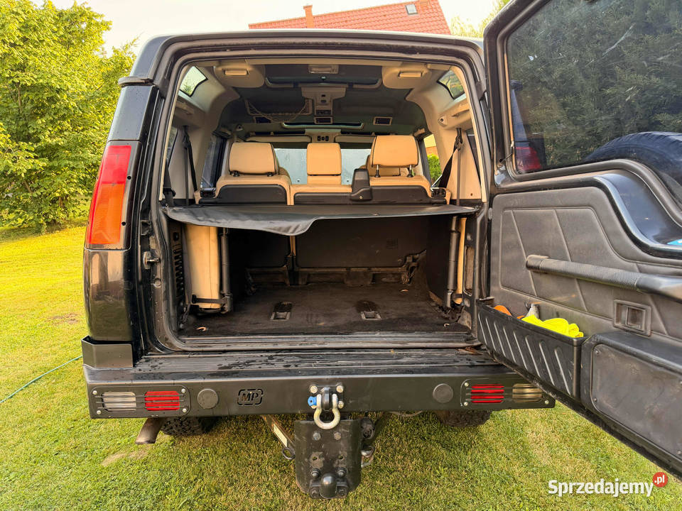 Land Rover Discovery 2 stalowe zderzaki osłony granatowy