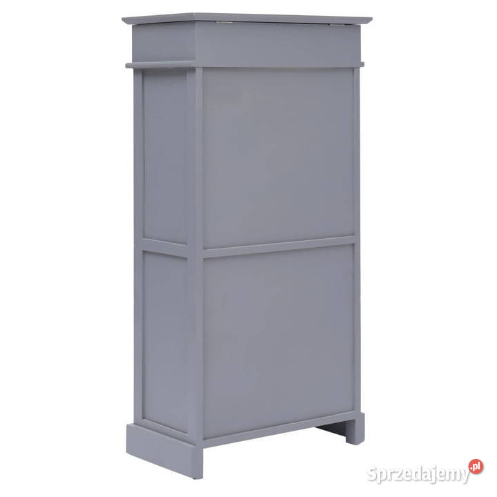 Szafka na buty szara 50 x 28 x 98 drewno Warszawa