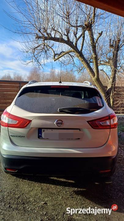 Perłowy Nissan Qashqai że szklanym dachem pełny VAT małopolskie Kraków