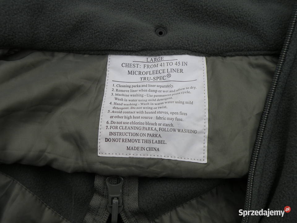 Polar podpinka Microfleece liner TruSpec Large Wrocław sprzedam