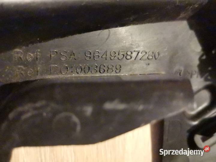 PEUGEOT 207 PRAWY ŚLIZG ZDERZAKA PRZÓD osobowe Międzychód