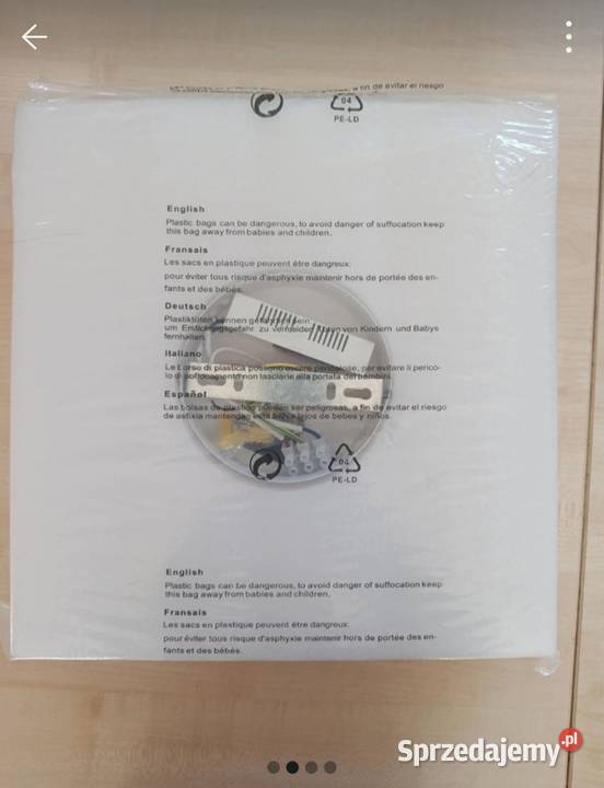 Nowy plafon led Comely 30W czarno biała lampa Ligota Bialska