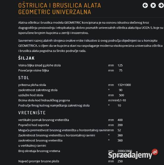 szlifierka narzędziowa Sharper Prvomajska Częstochowa sprzedam
