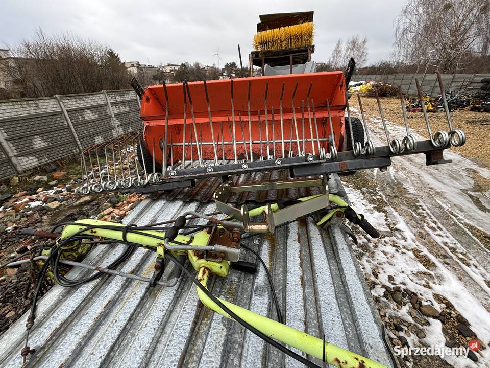 Grabie 140 do traktorka ogrodniczego składane Kłobuck