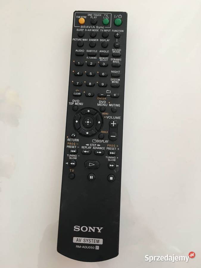 Oryginalny pilot SONY AV SYSTEM RMADU050 R Szczecinek