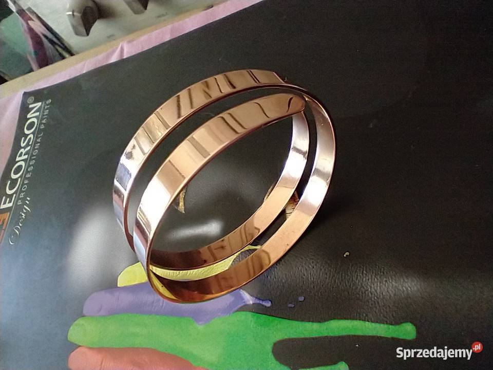 Bransoleta czysta miedź metaloplastyka łódzkie Łódź