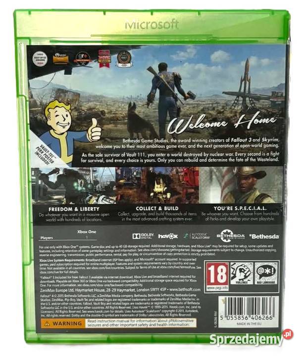 Gra Xbox One Fallout 4 Elbląg