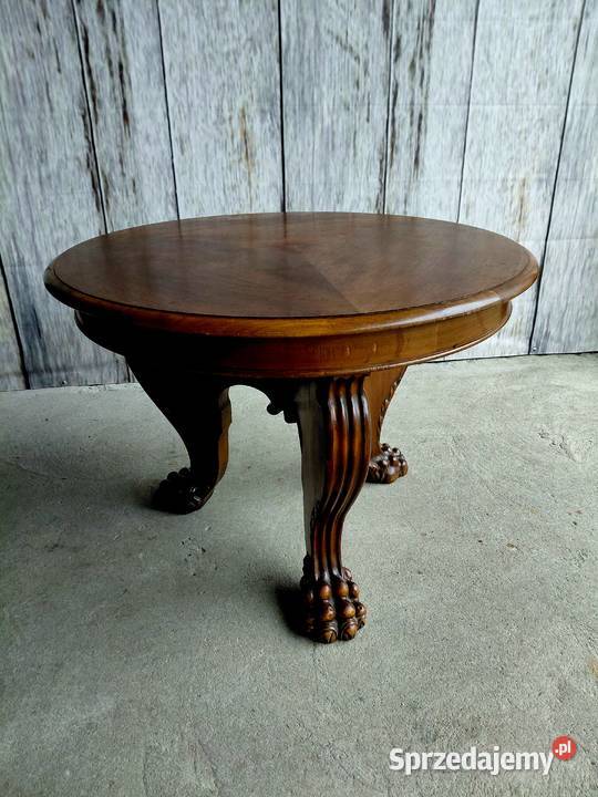 Stolik z nogami zakończonymi motywem łap 500 Byczyna