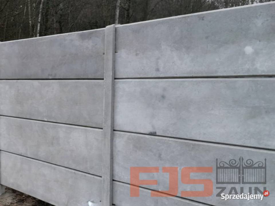 PŁOT BETONOWY OGRODZENIE BETONOWE PŁYTY lubuskie Zielona Góra