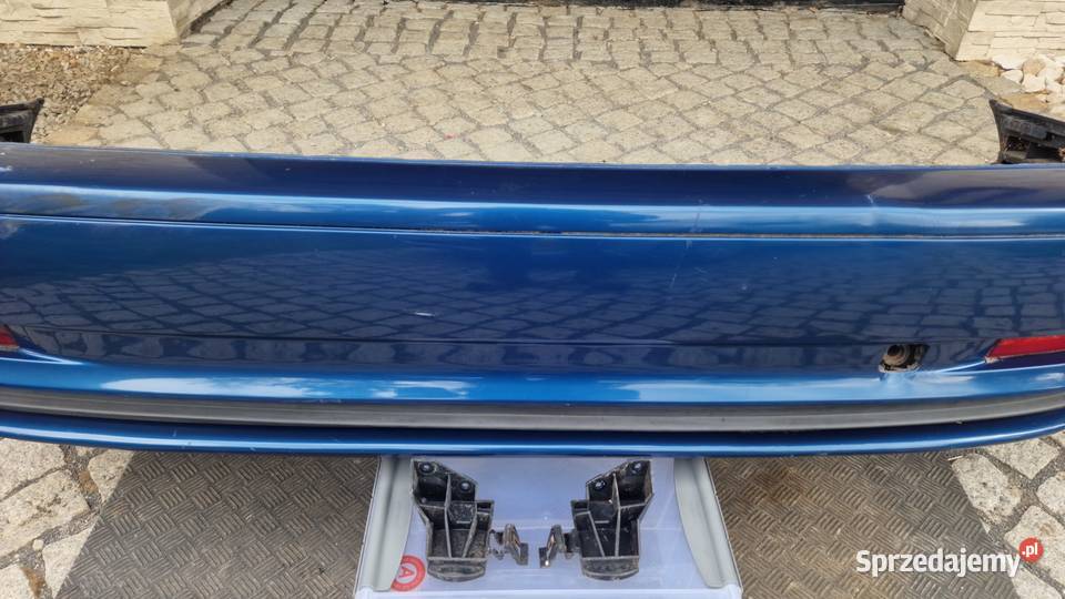 Zderzak tył OEM BMW E46 Coupe Topasblau Metallic