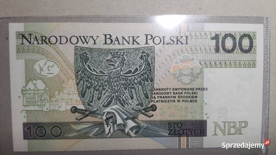 RZADKOŚĆ 100 Złotych 2012 s HI RADAR UNC sprzedam
