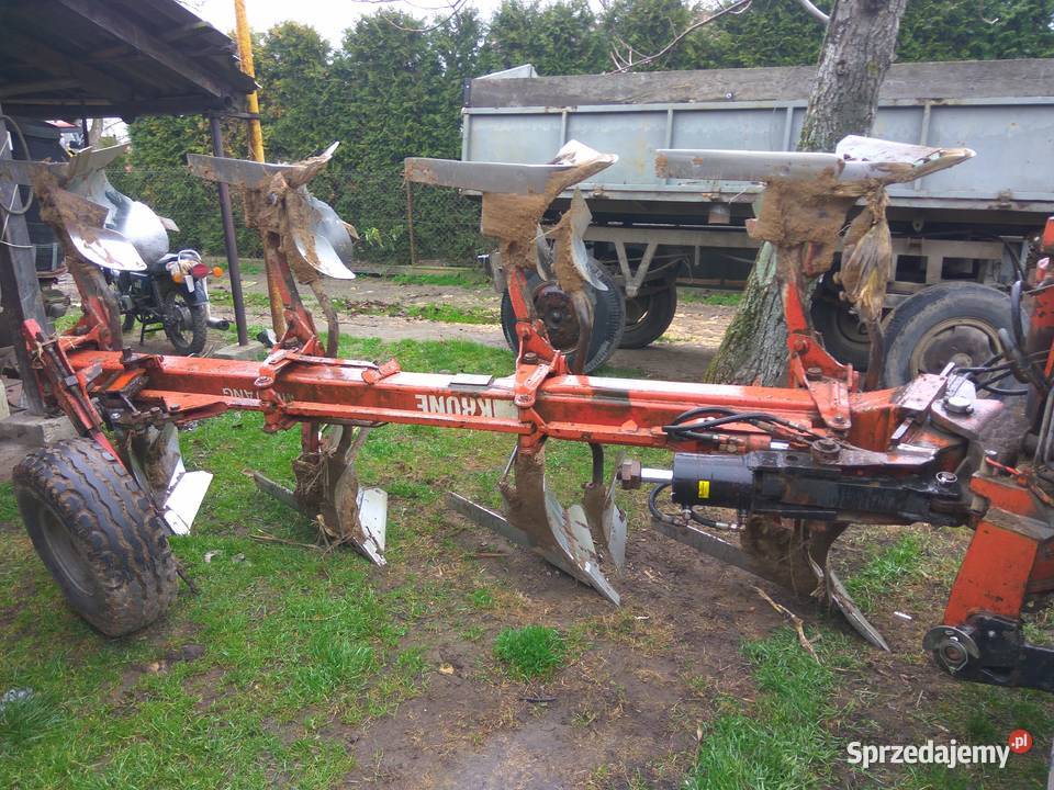 Pług 4 obrotowy Krone mustang slv 160 nieuszkodzony Przeworsk sprzedam