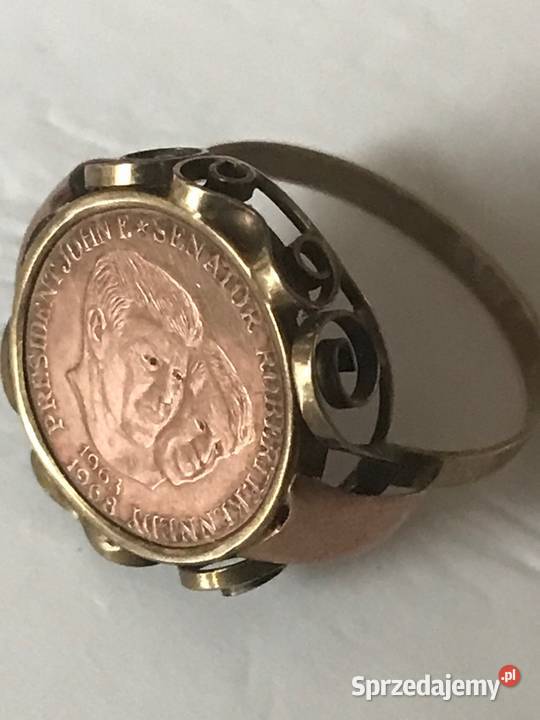 Zloty kolekcjonerski pierscionek zlat 19601970 śląskie Tychy