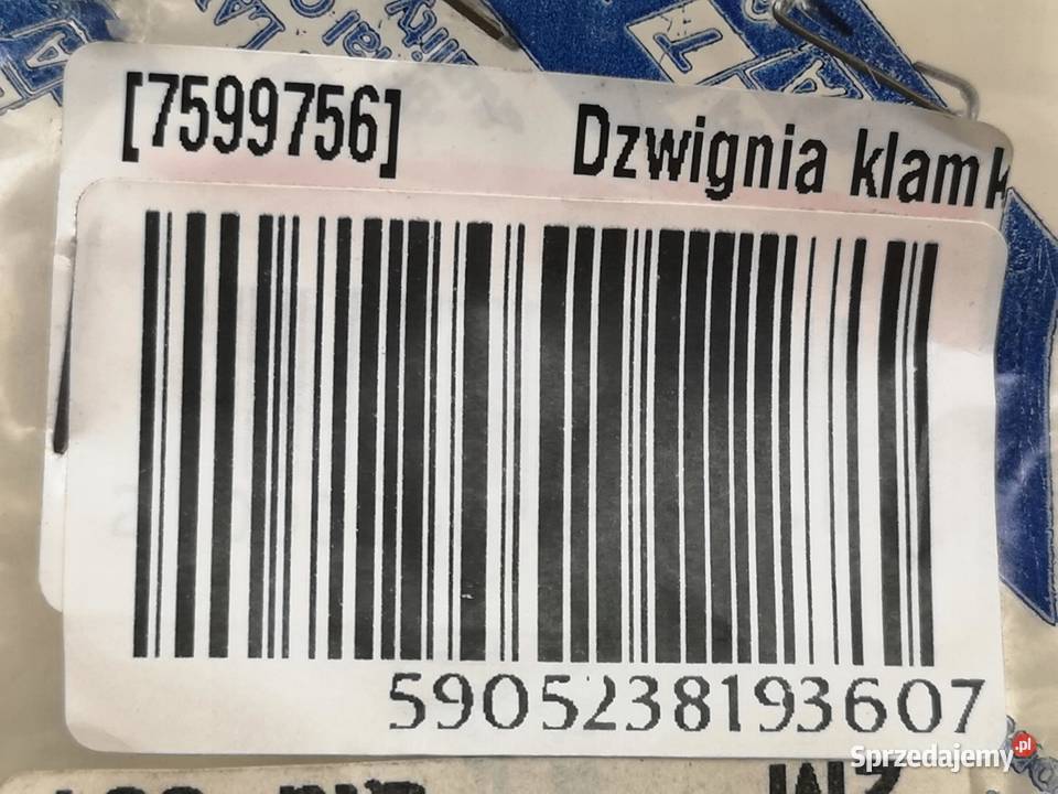 DŹWIGNIA KLAMKI WEWNETRZNEJ LEWY TYŁ FIAT TEMPRA lubelskie