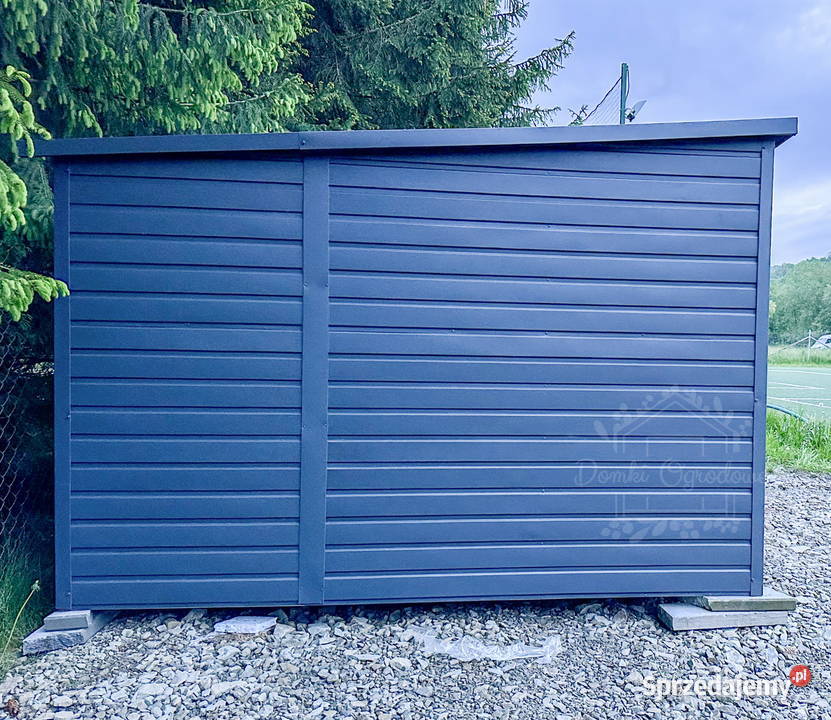 Schowek Domek Ogrodowy 3x3m Antracyt Biały ID570 Kalisz