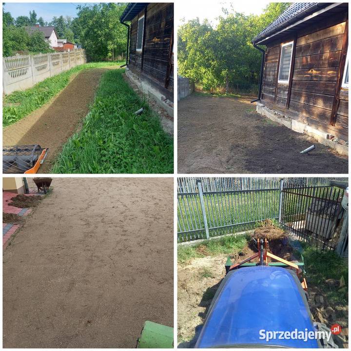 Usługi glebogryzarką separacyjną przygotowanie Projektowanie i zakładanie ogrodów Firlej