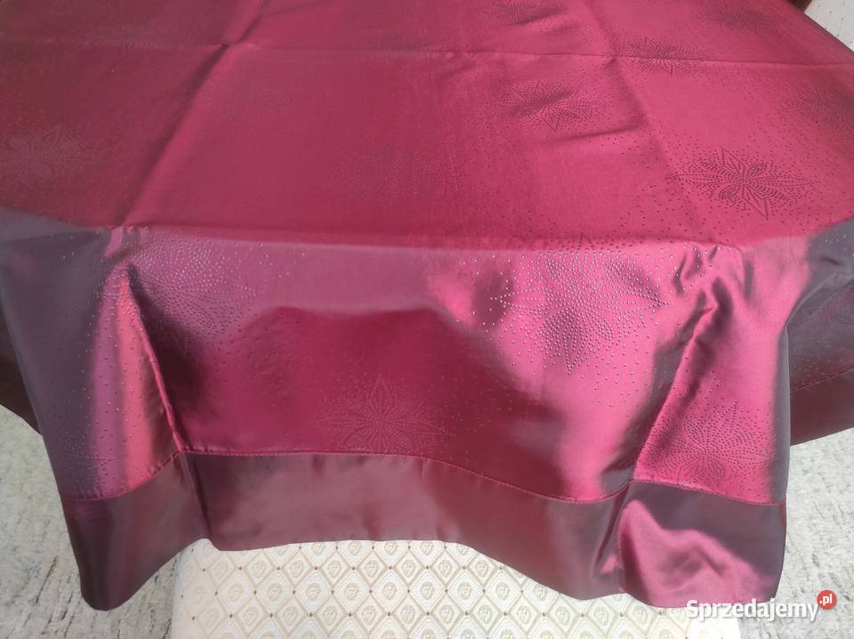 Obrus duży bordowy 220x110 Obrusy i serwety Białystok