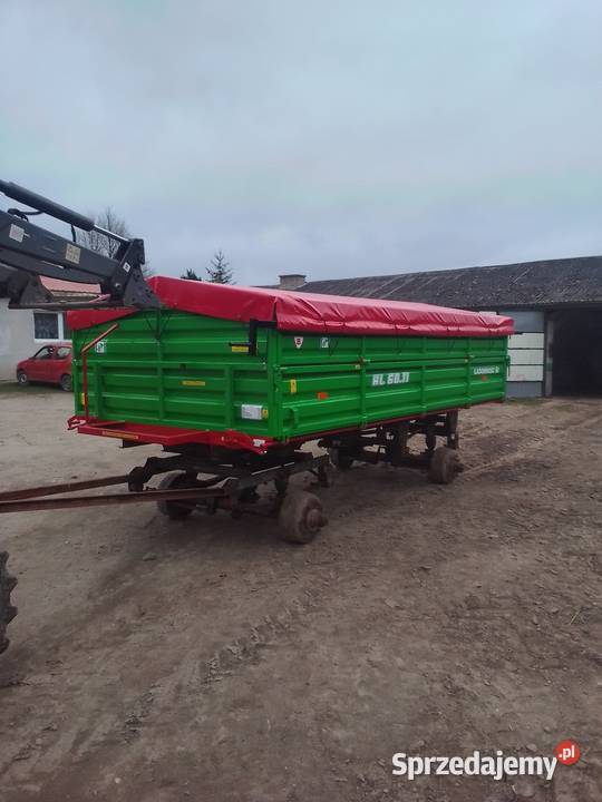 Przyczepa rolnicza HWHL 6011 NIE HL8011 Łąsko Wielkie sprzedam