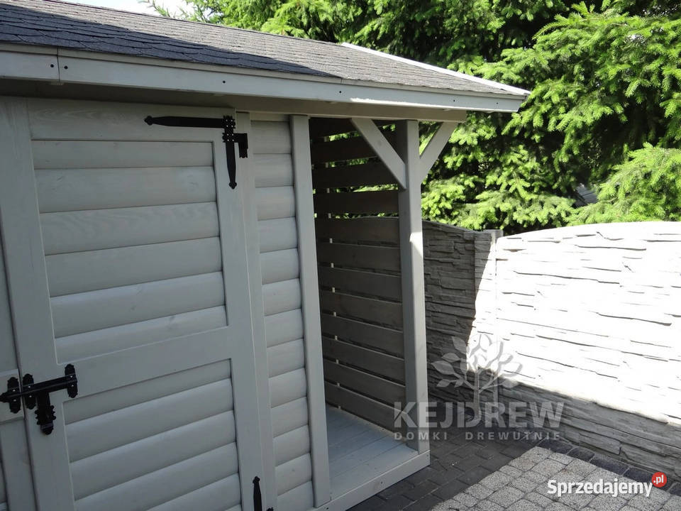 Domek z wiatą na kosz zadaszenie na kosz domki Piła Pierwsza