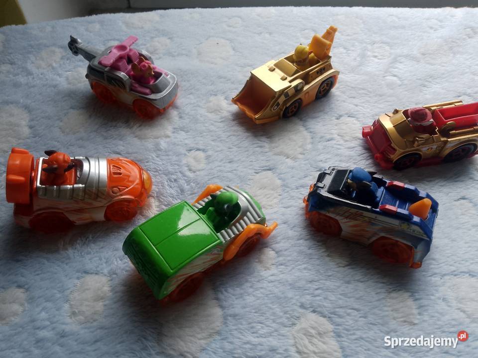 Zestaw samochodów psi patrol 6 śląskie Będzin