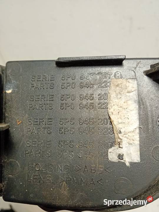 Lampa przeciwmgielna lewa Seat Altea 5P0945223