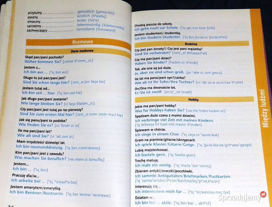 Rozmówki ilustrowane niemieckie PONS William lubelskie Chełm