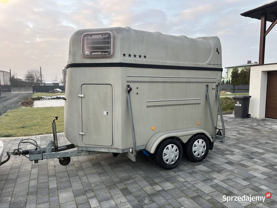 Przyczepa do przewozu 2 koni zwierząt Boeckman Mokra sprzedam