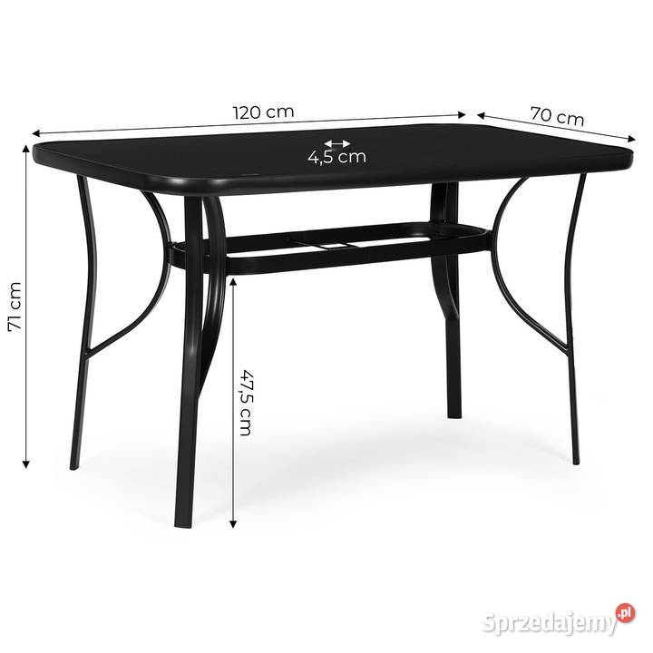 Stolik ogrodowy 120x70