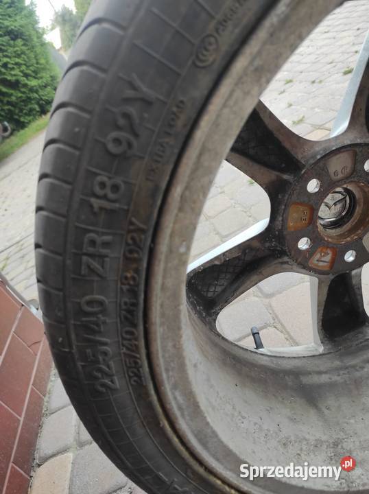 Alufelgi felgi 18 8J ET50 MAZDA RX8 CX7 komplet podkarpackie Jarosław