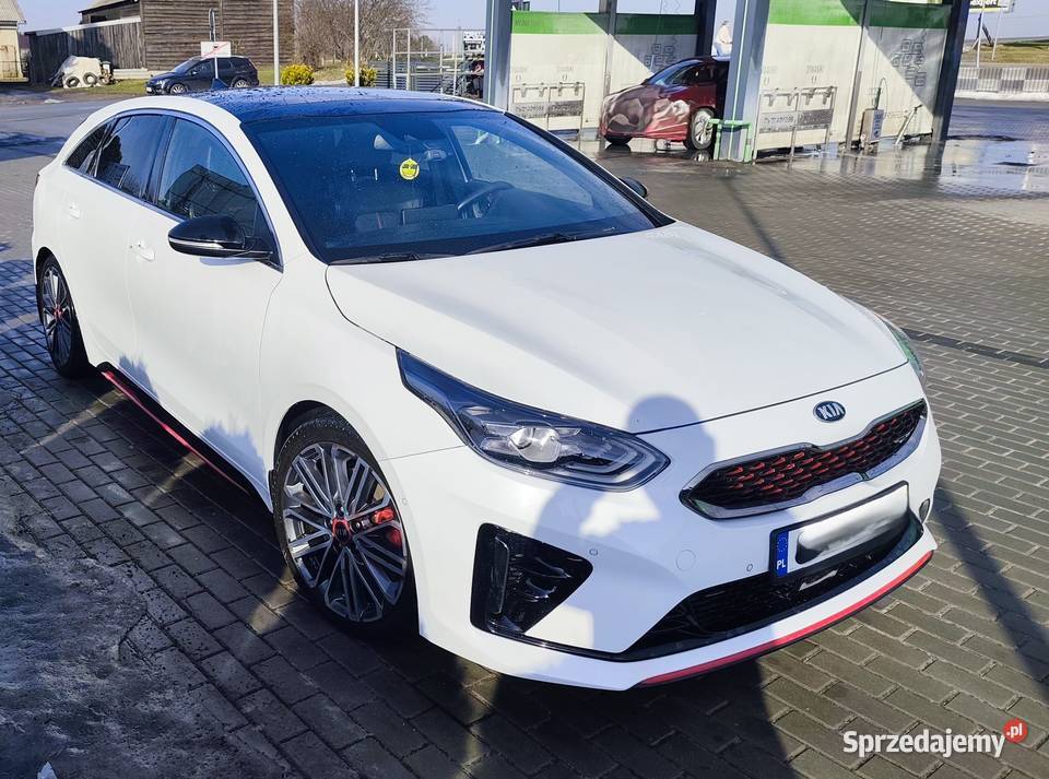 Kia ProCeed serwisowany w ASO biały 2019 r Piastoszyn