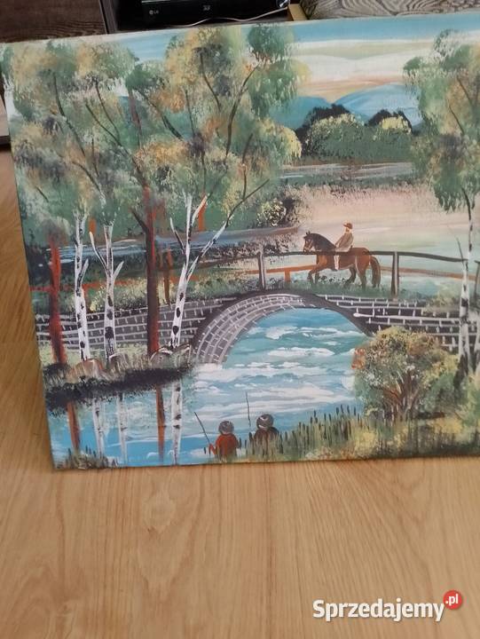 Stary obraz na płótnie