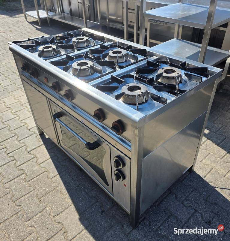 Kuchnia Gazowa 6 Pal Piekarnik Elekt EGAZ M1875 Gastronomia wielkopolskie Nowe Skalmierzyce