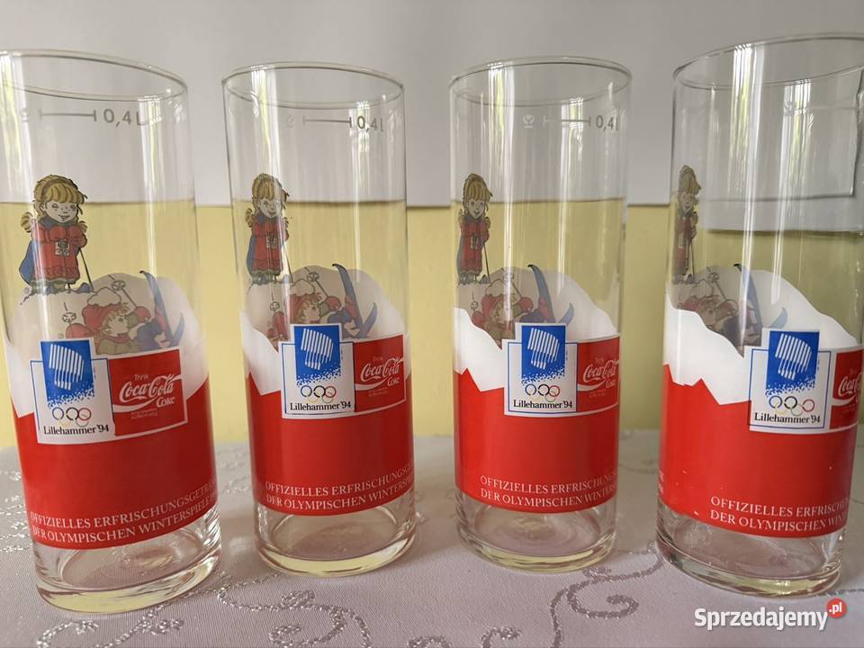 CocaCola Szklanki 400 ml Lillehammer 1994 Czerwionka-Leszczyny sprzedam