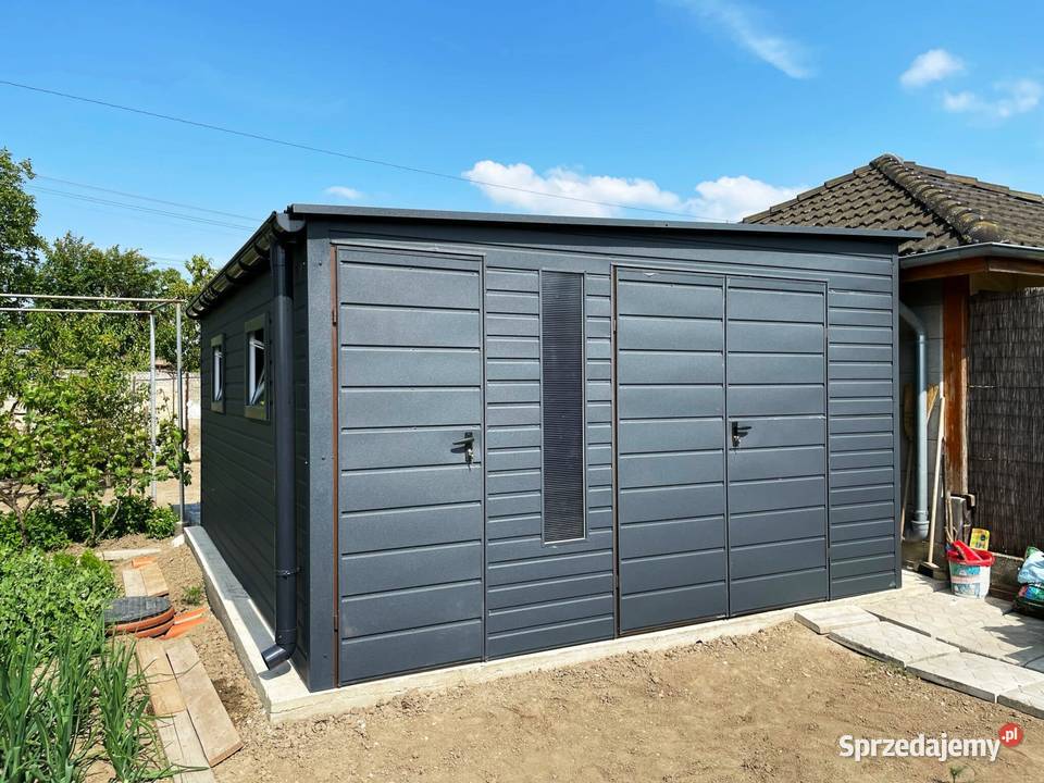 Domek ogrodowy 45m ciemny grafit matowy Bielsk Podlaski