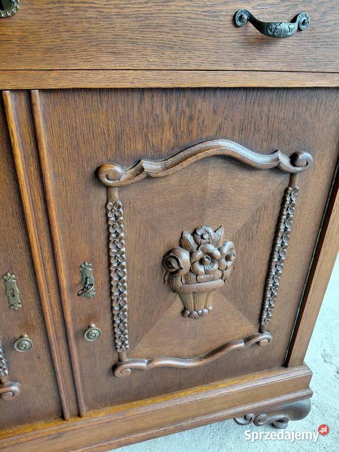 kredens pomocnik z wysuwanym blatem 287 kujawsko-pomorskie Byczyna