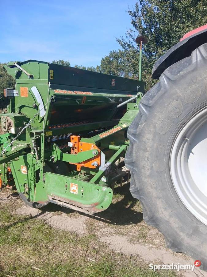 Siewnik Amazone AD302 z agregatem RE 302 Amazone wielkopolskie Dęby Szlacheckie