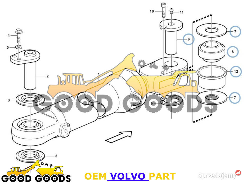 VOLVO SWORZEŃ ŁOŻYSKO 11020094 16828285 184428 Władysławów