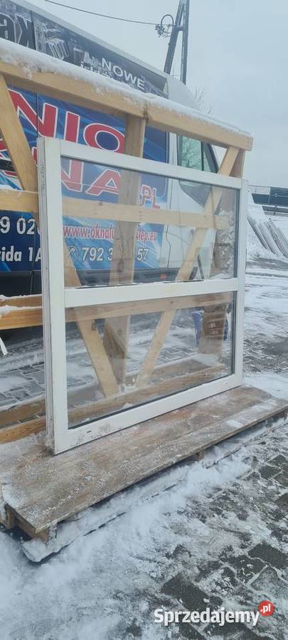 OKNO KacprzaK 160x138 FIX OKNA Używane Witryna Okna ścienne Lublin