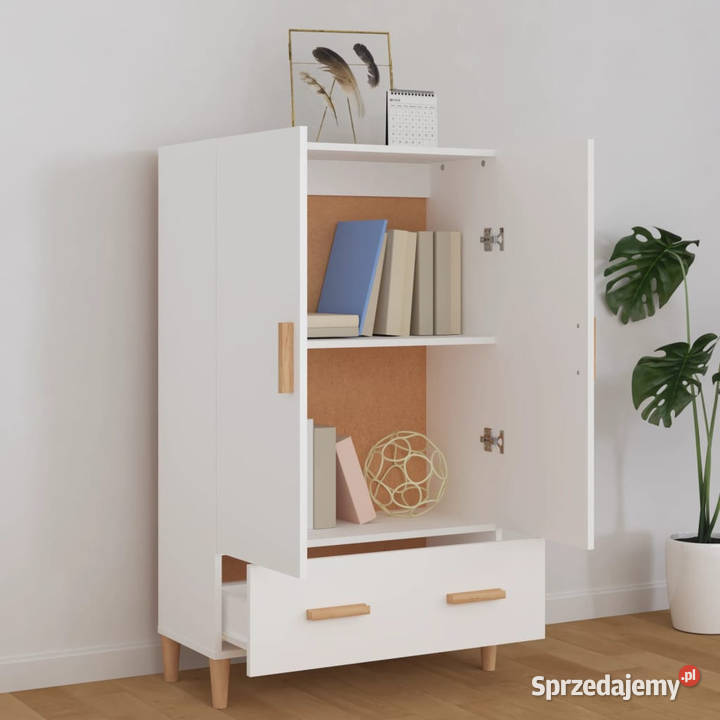 Szafka biała 70x31x115 materiał drewnopochodny mazowieckie Warszawa
