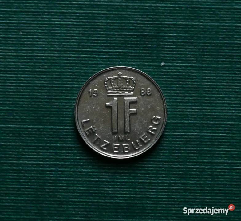 LUKSEMBURG 1 frank 1988r Gliwice